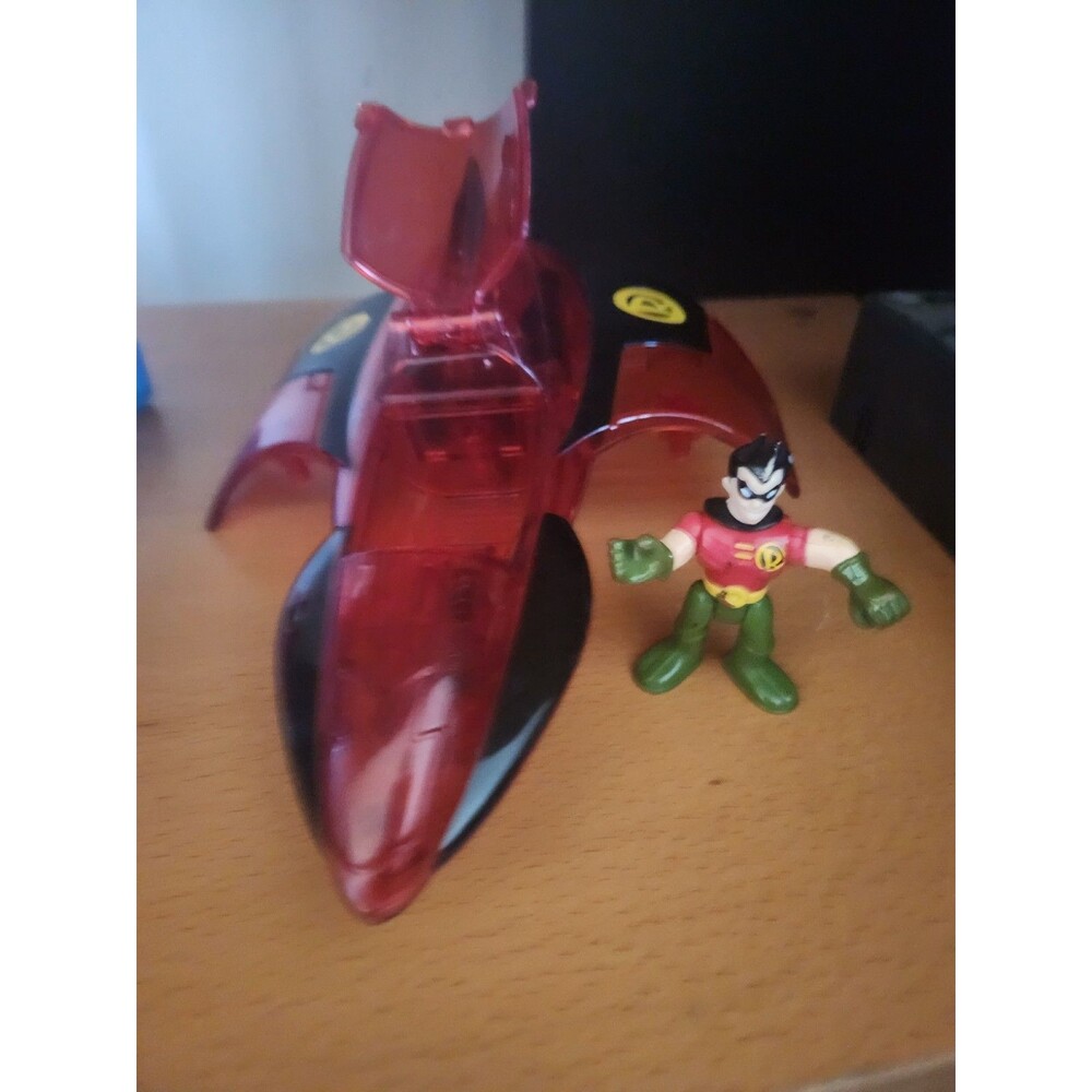 Imaginext DC Super Friends Robin & Red Jet Plane Fisher Price 2009 Toys R Us